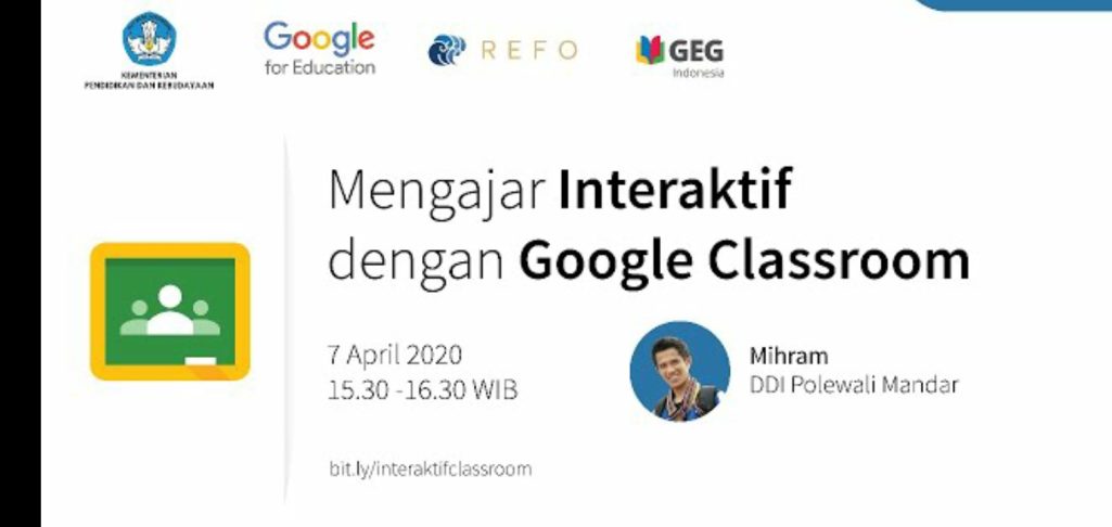 Indonesia Edu Webinars: Mengajar Interaktif dengan Google Classroom
